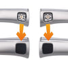 Mercedes W220 S350 Door Handle Button Cover 2pcs (1998–2005)