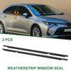 Toyota Corolla 2 x Rear Left & Right Weatherstrip Window Seal