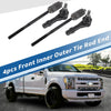 Ford Explorer 4pcs Front Inner Outer Tie Rod Ends (2002-2003)