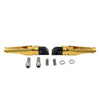 Daytona 675, 955i, Tiger 1050 Gold Rear Passenger Foot Pegs (2006-2017)