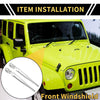 Jeep Wrangler JL JLU Wiper Arm Blades Cover Trim (2018-2023)