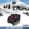 Automotive RV Marine Waterproof Circuit Breaker / 30A / 12V-48VDC