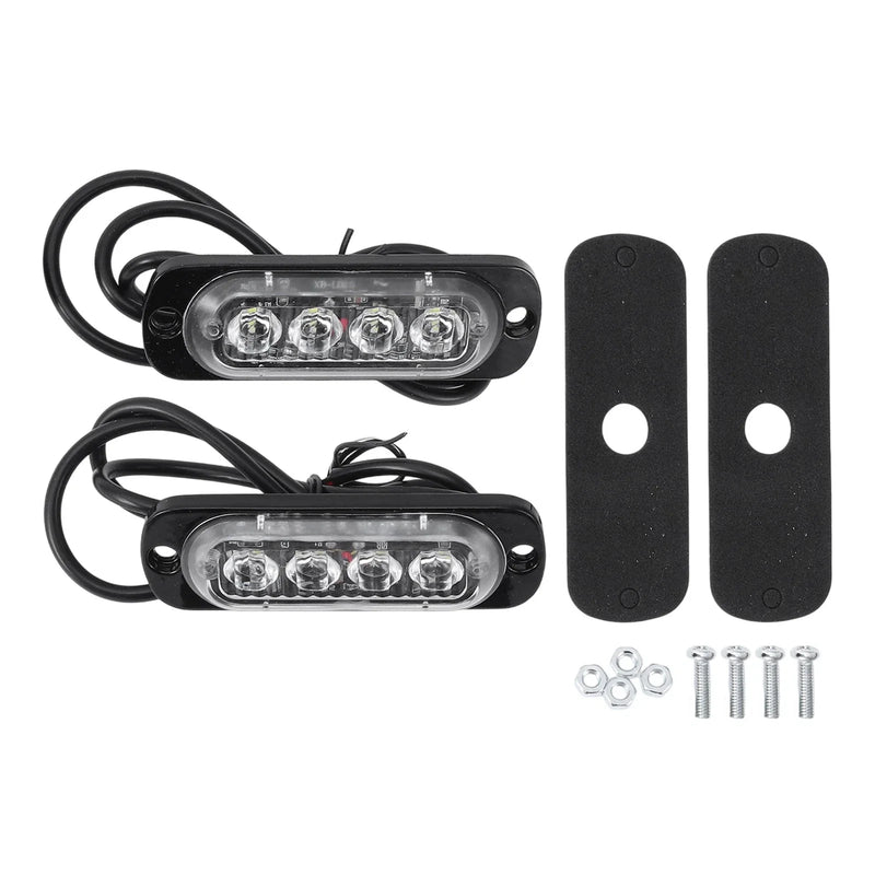 Car Motorcycle License Plate Light 2 x LED Tag Lamp