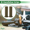 Motorcycle 25mm Hand Grips Cover & Throttle Grips TPU Green