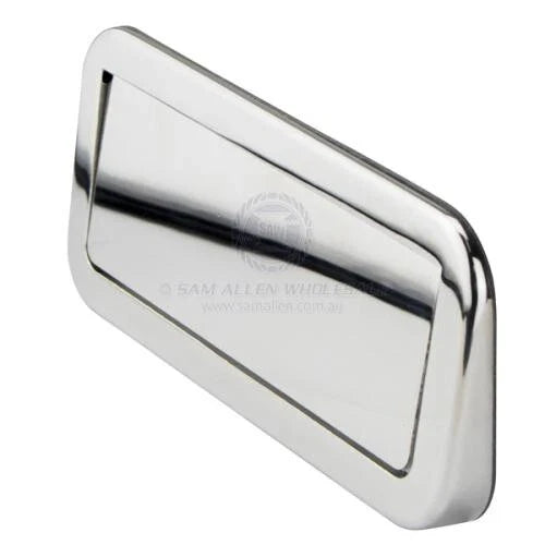 Scupper Ez Series Large Rectangle 10° Stainless Steel with Screws