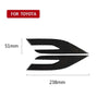 Toyota Camry 2018+ Car Carbon Fiber Headlight Sticker Eyelid Trim Fit