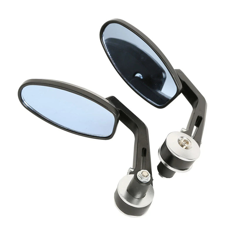 Honda Street Bike Chopper 7/8" Handlebar Bar End Rearview Mirrors