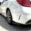 Benz C-Class W205 Rear Bumper Side Splitter Lip (2015-2021)