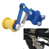 ATV Dirt Bike Blue & Yellow Universal Bolt-On Chain Tensioner Roller Adjuster