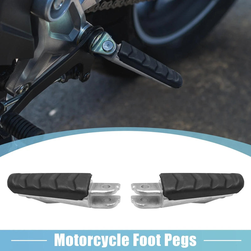 BMW Pair 8mm Aluminum Aolly Motorcycle Footrest Footpeg Bike Cycling Black