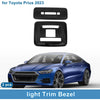 Toyota Prius 2023 Black Light Trim Bezel