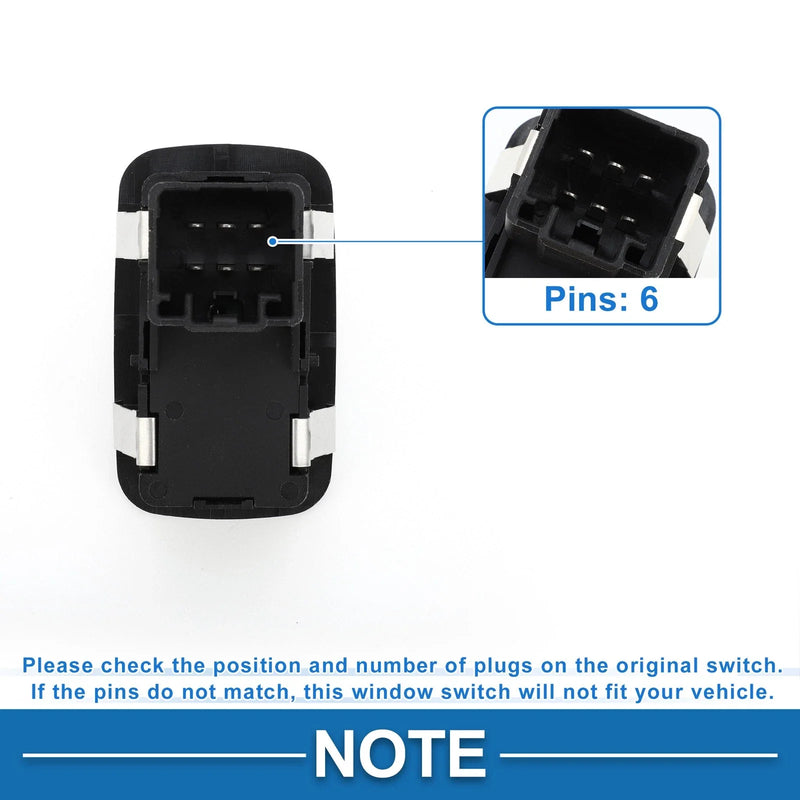 Dodge Grand Caravan Chrysler Rear Power Window Switch
