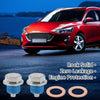 Car / Motorcycle Silver Tone Blue 2 x M16x1.5 Copper Oil Drain Plug W/ Gasket