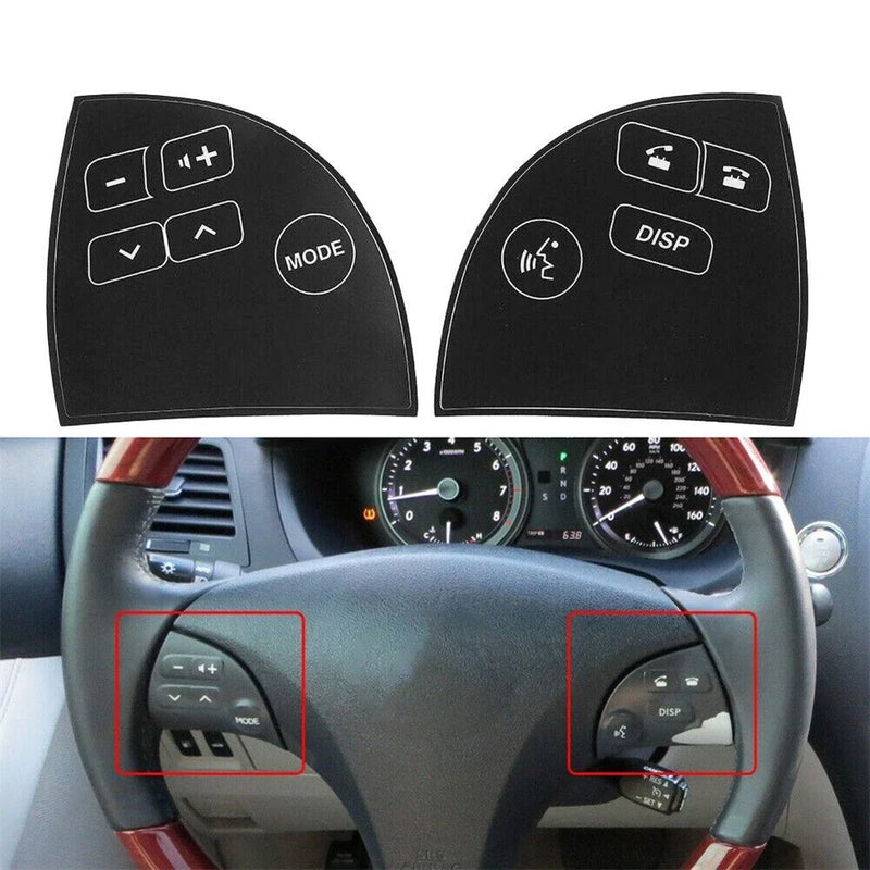 Lexus ES350 Steering Wheel Control Button Decal Sticker (2007-2012)