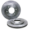 Challenger PB PC 4X4 Front Slotted + Drilled Disc Brake Rotors (2009-2015)