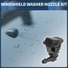 Jeep Wrangler JK Front Windshield Washer Nozzles Set (2013-2017)