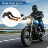 Kawasaki NINJA650R Black Orange Adjustable Short Long Brake Clutch Lever