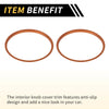 Toyota Tacoma AC Vent Dashboard Decoration Rings  Orange (2016-2021)