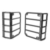 2007-2017 Jeep Wrangler JK Black Rear Tail Light Covers (2007-2017)