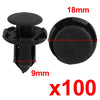 Mitsubishi Honda 100 Pcs Push Type Mudguard Retainer Clips