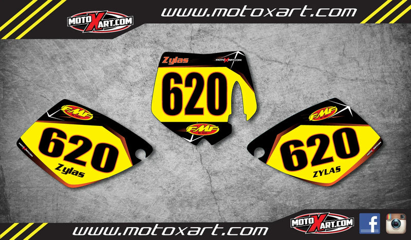 KTM 65 Barbed Style Stickers / Decals Custom Number Graphics (2002-2008)