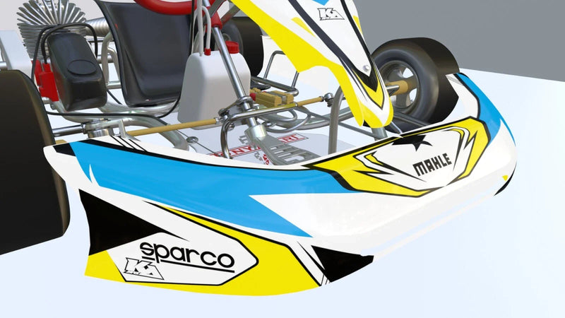 OTK M6 Kart Spark Style Sticker Kit Decals Graphics
