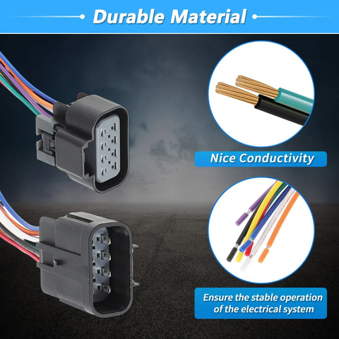 Chevrolet Male and Female Headlights Connector Harness Plug Wire