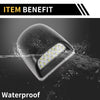 Chevrolet Silverado License Plate Light Tag Lamp White Lens
