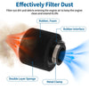 Motorcycle Air Filter / 1 Set / 38-40 mm / Universal Rubber Foam Black