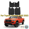Toyota Tacoma Front Rear Splash Guards Mud Flaps Fender (2022–2023)