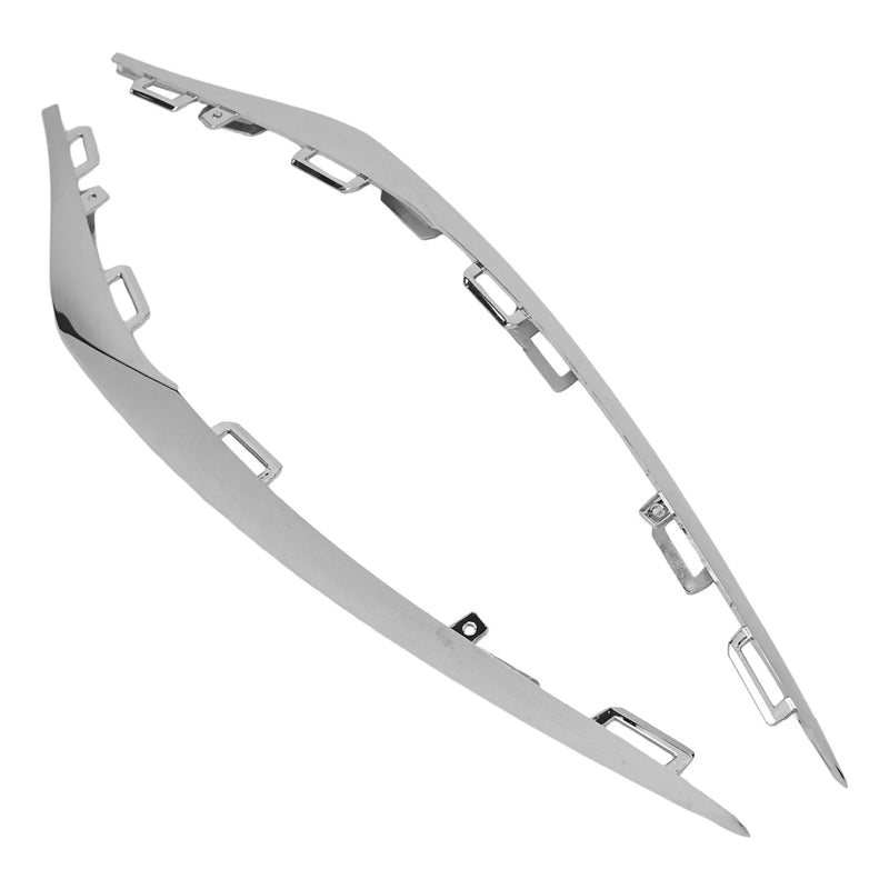 Mercedes W117 CLA Pair Front Bumper Cover Molding Trim (2016–19)