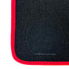 BMW 5 Series G31 Wagon (2017-2023) Red Trim AutoWin Black Floor Mats