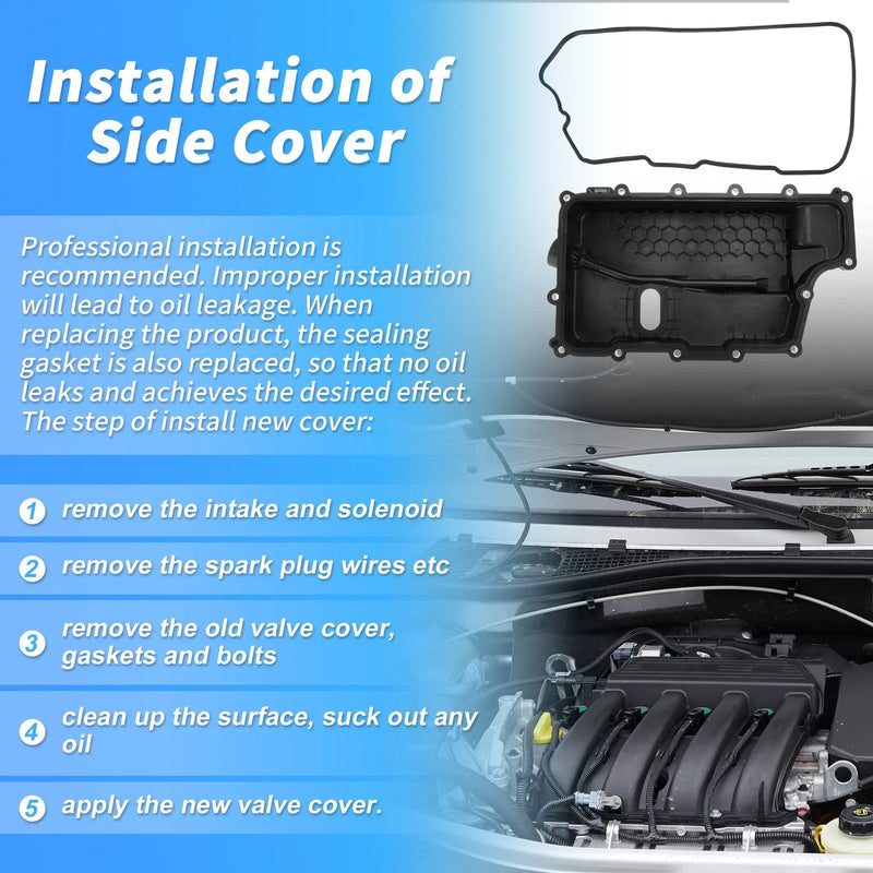 Ford Edge, Lincoln MKS MKT MKX MKZ Engine Valve Cover (2007-2019)