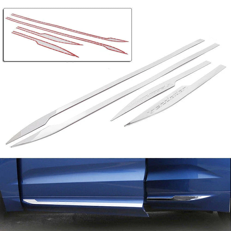 Volvo XC60 (2018-2019) 4 x pcs Steel Side Door Body Bottom Molding Covers