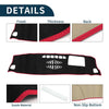 Mercedes-Benz GLB X247 Class (2020-2022) Black Red Dashboard Cover Mat