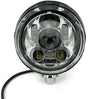 Harley Touring 5.75" Chrome LED Bullet Headlight Lamp