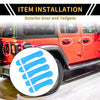 Jeep Gladiator Light Blue Door Tailgate Handle Cover (2020-2021)