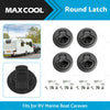 RV Marine Boat Caravan Round Flush Pull Slam Hatch Latch Door Lock (N/A)