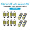 Toyota Landcruiser Prado 12Pcs LED Interior Light Upgrade (2009-2023)