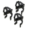 Suzuki 3 x Black Hood Prop Support Clamp Rod Retainer Clips