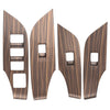 Toyota RAV4 4 x ABS Peach Wood Grain Power Window Switch Covers (2019-2021)