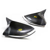Horn Carbon Fiber Side View Mirror Cover fits Benz C Class W205  C200 C260 C300