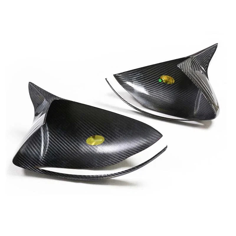 Horn Carbon Fiber Side View Mirror Cover fits Benz C Class W205  C200 C260 C300