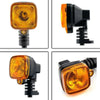 Motorcycle 2 x Universal Amber Halogen Bulb Turn Signal Indicator Light Blinker