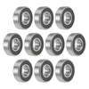 Chrome Steel P6 Deep Groove Ball Bearing 15x35x11mm 10pcs