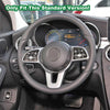 Benz Carbon Look Tape-On Adhesive Steering Wheel Trim Cover (2019–2021)