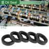 Make Model Oil Seal 18x28x7mm Black 5 Pcs Seal Ring NBR Rotary Shaft Seal