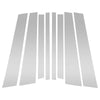 BMW X3 Silver Tone 8 Pcs Door Pillar Window Trim (2003-2010)