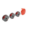 Flymo FLY021 3 x Strimmer Double Autofeed Spools w/ Covers