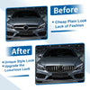 Mercedes-Benz C180 Chrome Silver Tone Front Upper Bumper Grille